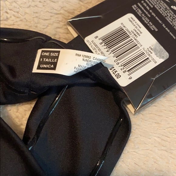 NWT *RARE* Nike Pro Fury Headband 2.0 Dri-Fit Blk - Picture 8 of 8